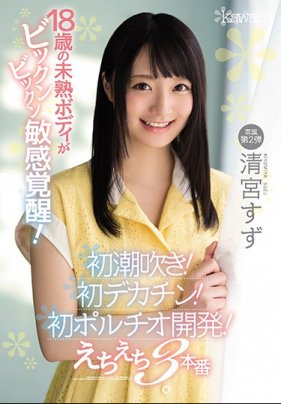 18歳未熟身體顫抖敏感覺醒！初潮吹！初巨根！初子宮口開發！淫蕩3本番 清宮鈴