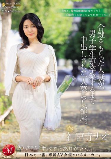 合鍵をもらった人妻が、男子学生が卒業するまで中出しされた一人暮らし部屋。 神宮寺ナオ